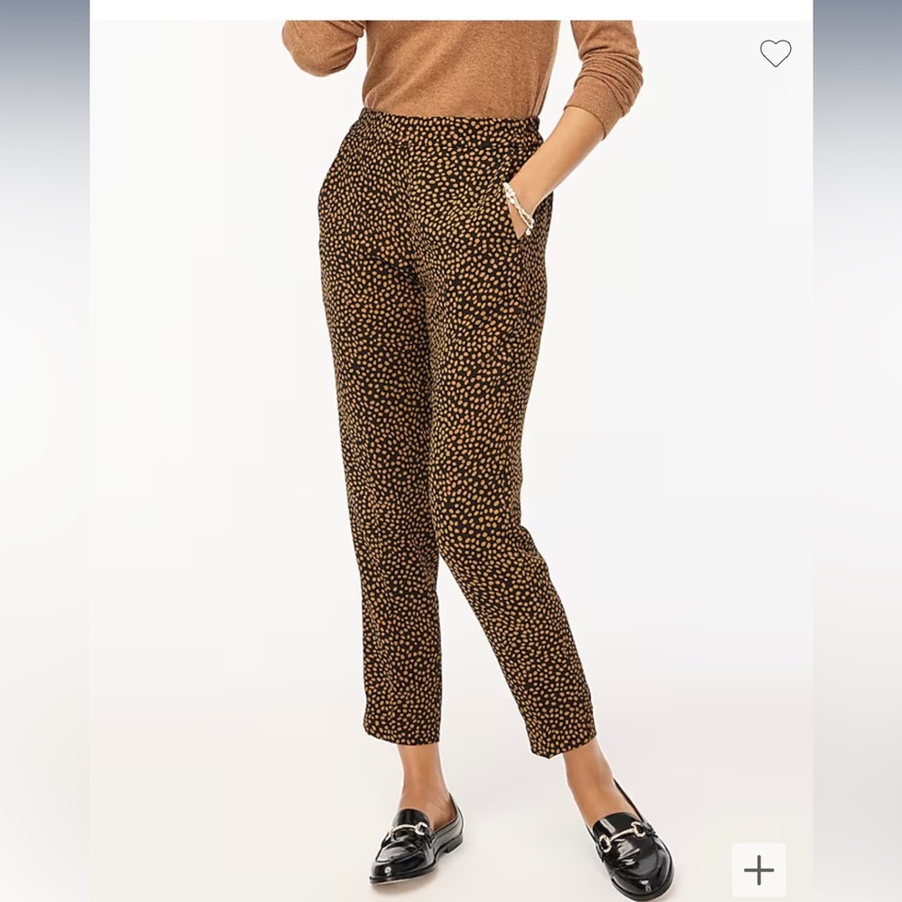 J. Crew printed Jamie pants